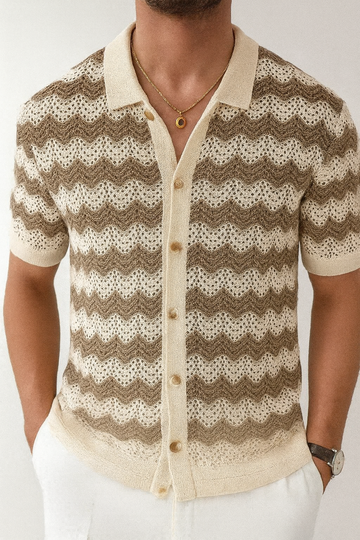 Sandstone Premium Ribbed Polo