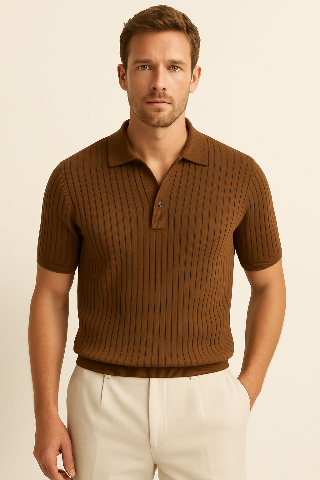 Palm Premium Ribbed Polo